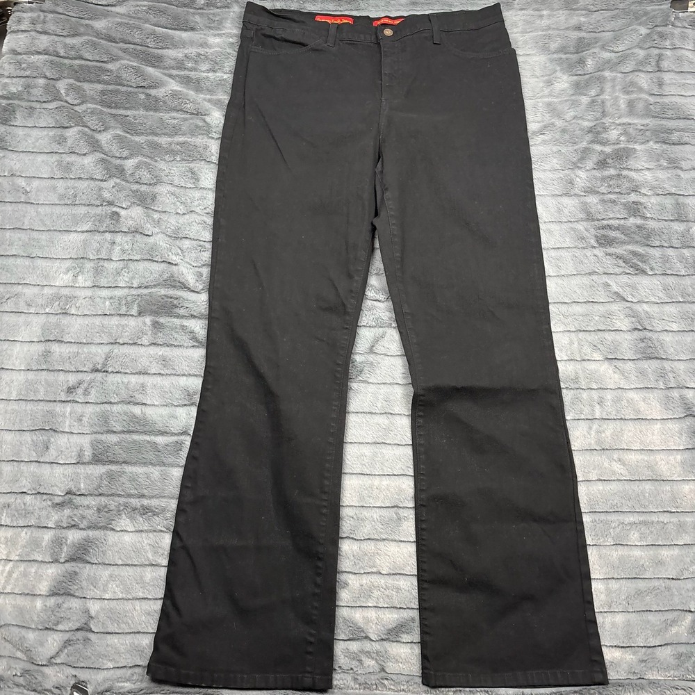 NYDJ Tummy Tuck Jeans Womens 16W Black Bootcut Stretch Denim Pants W403BW